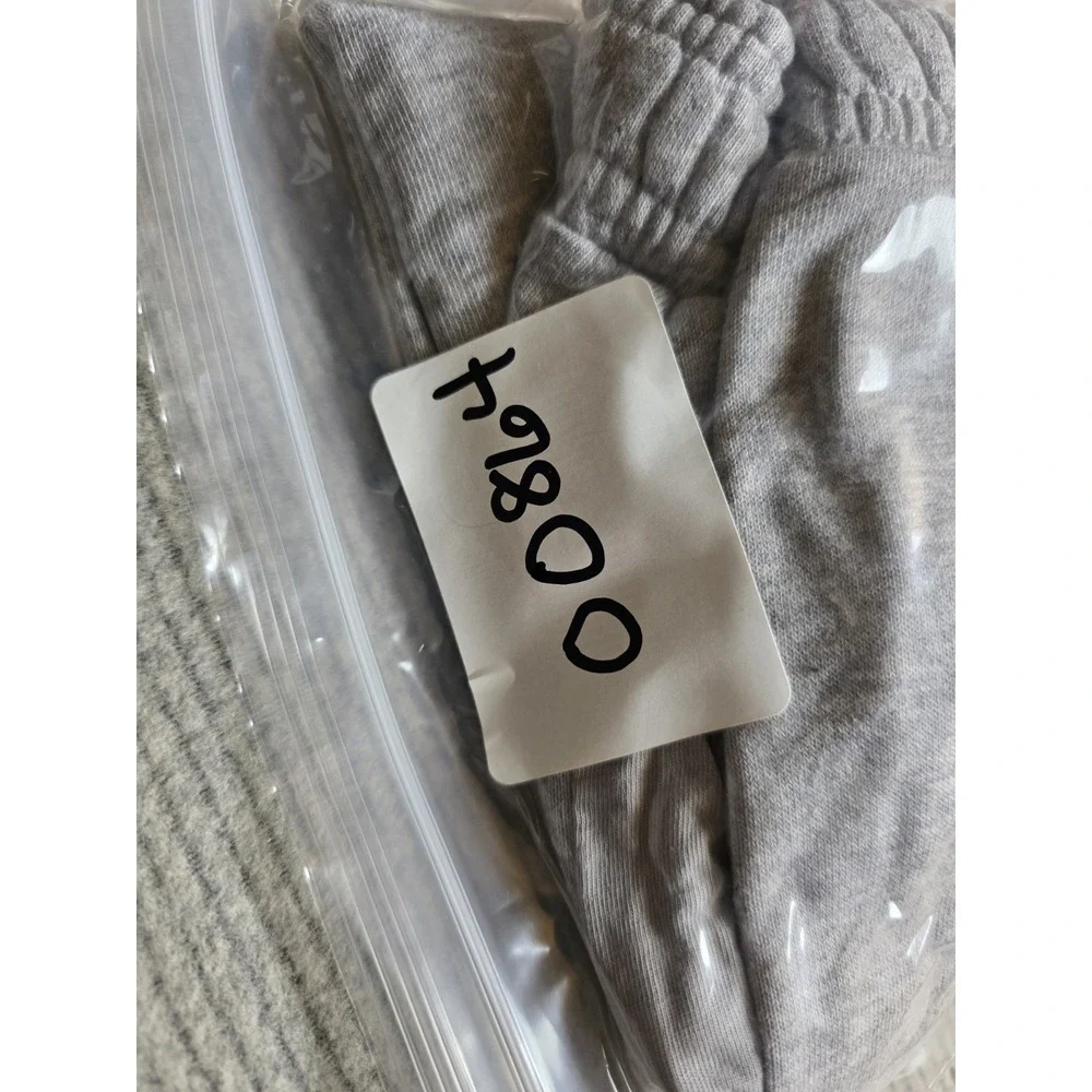 Adidas XL Stadium Fleece Heather Gray Speckled Badge Jogger Athletic Track Pant